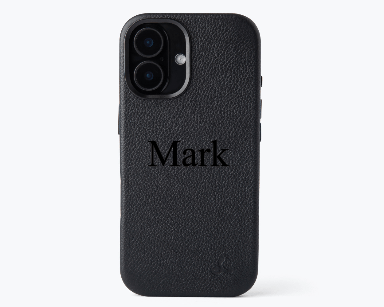 Personalised Slim Leather iPhone Case