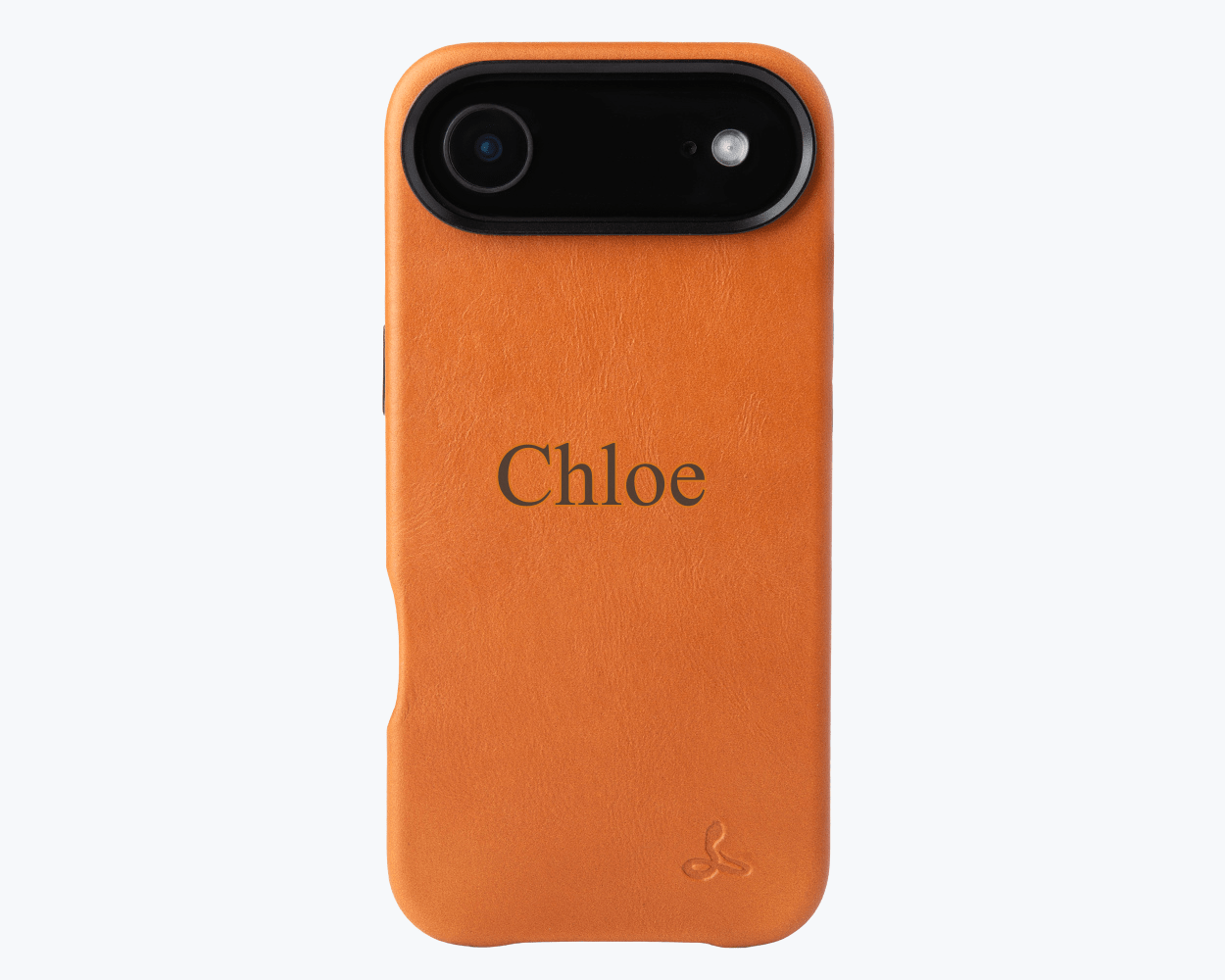 Personalised Slim Leather iPhone Case