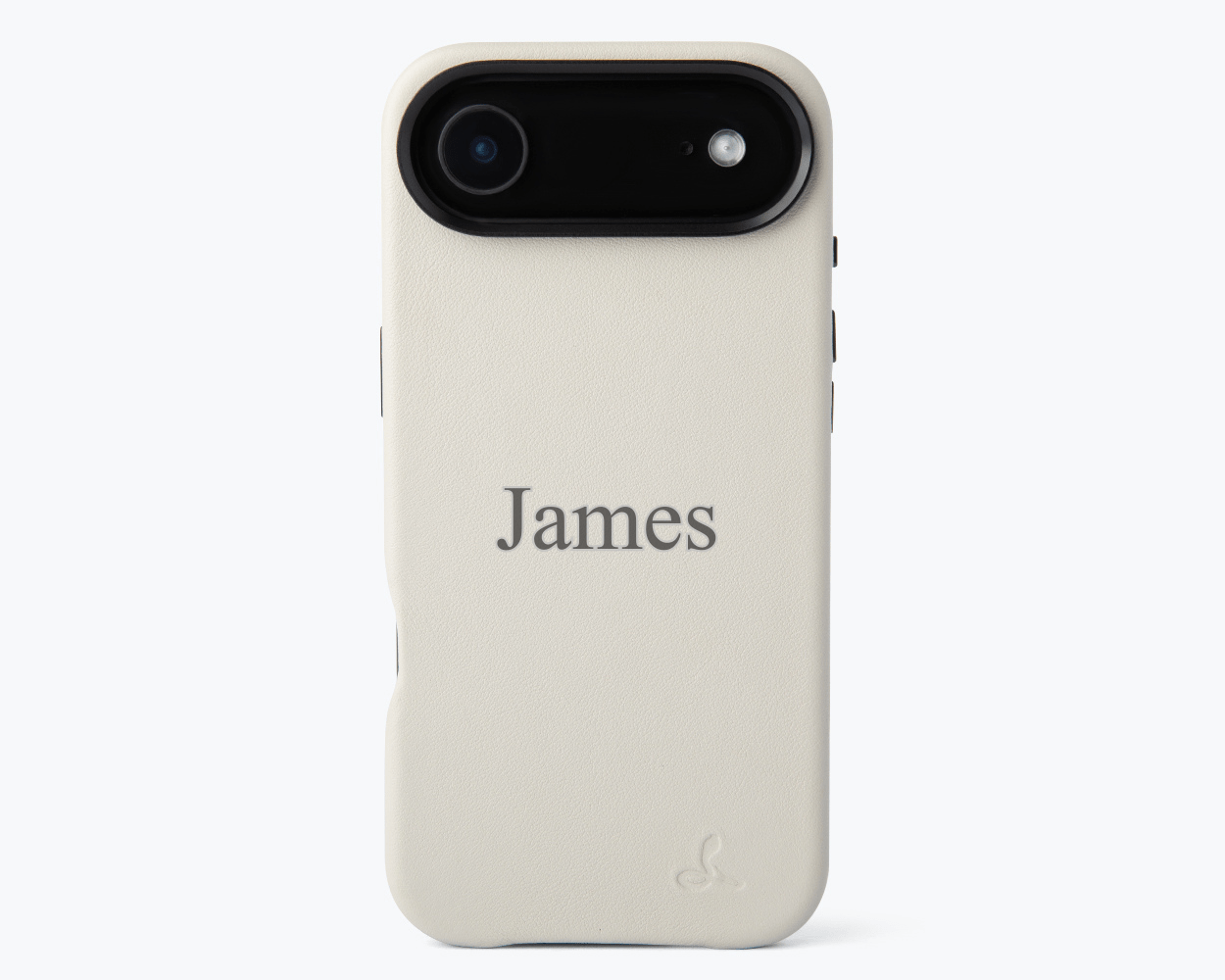 Personalised Slim Leather iPhone Case