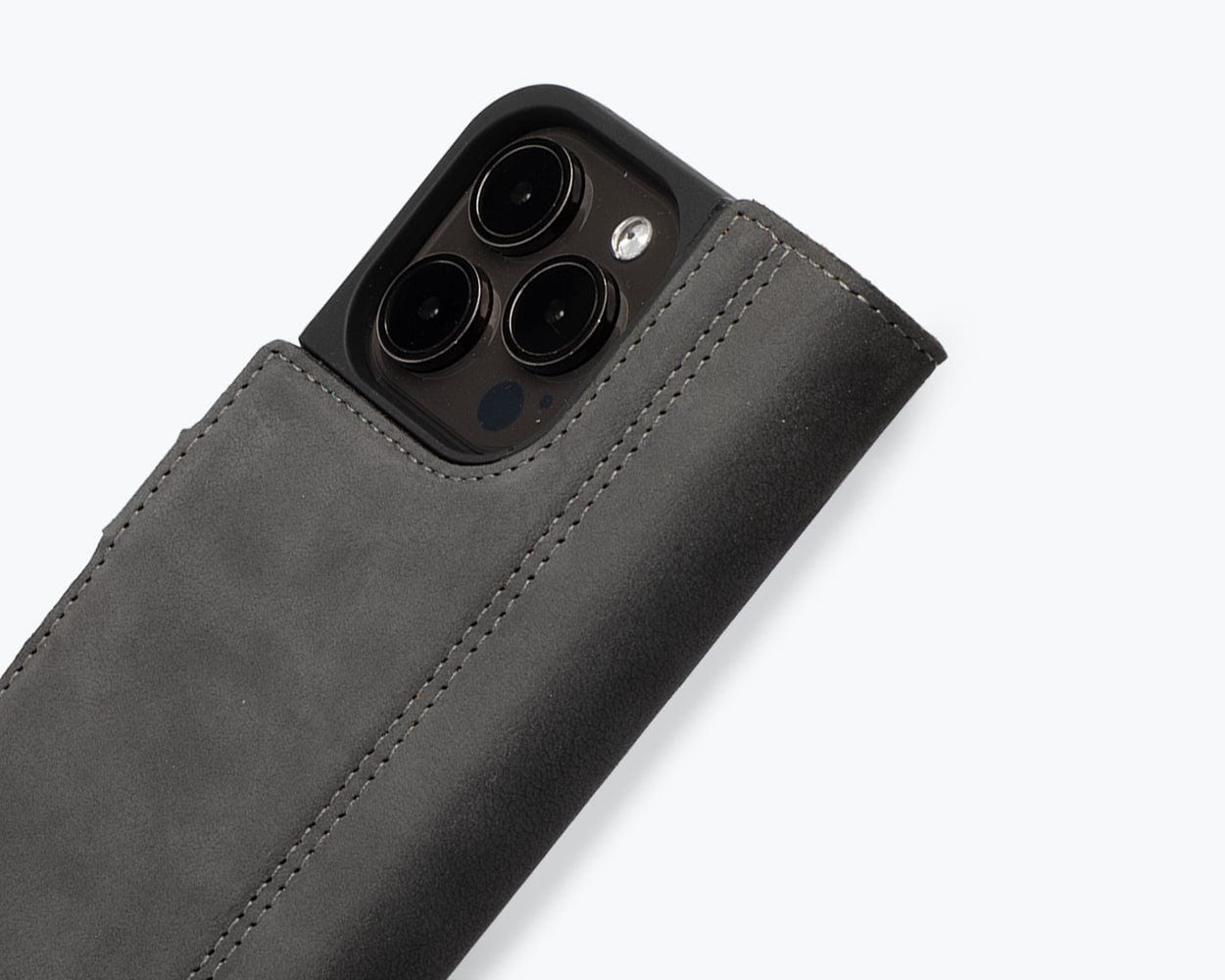 Apple iPhone 15 Pro Max - Vintage Leather Wallet Phone Case