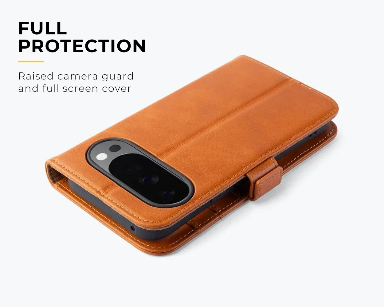 Google Pixel 10 / 10 Pro - Metro Leather Wallet Phone Case