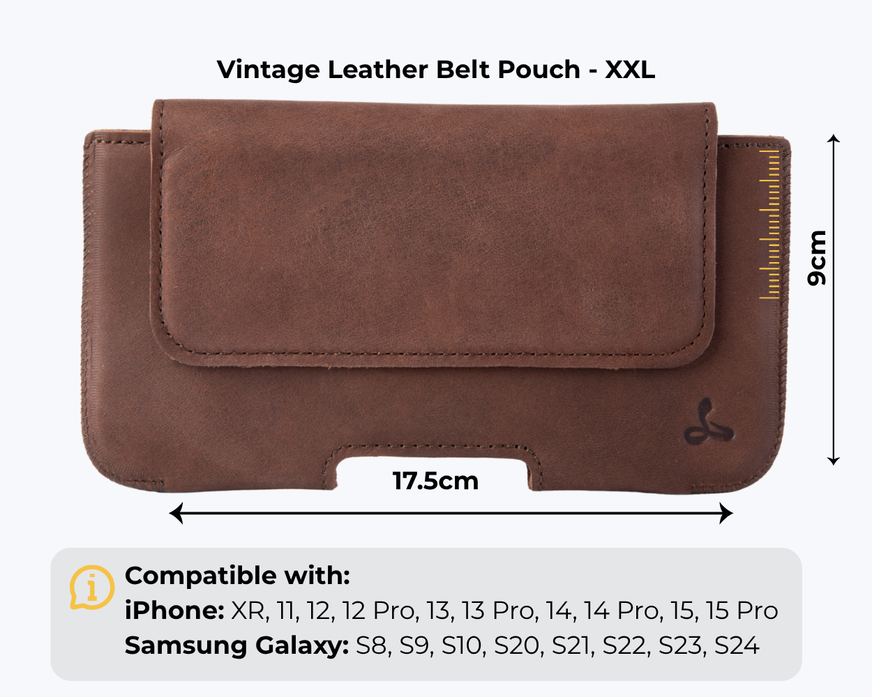 XXL - Vintage Belt Pouch