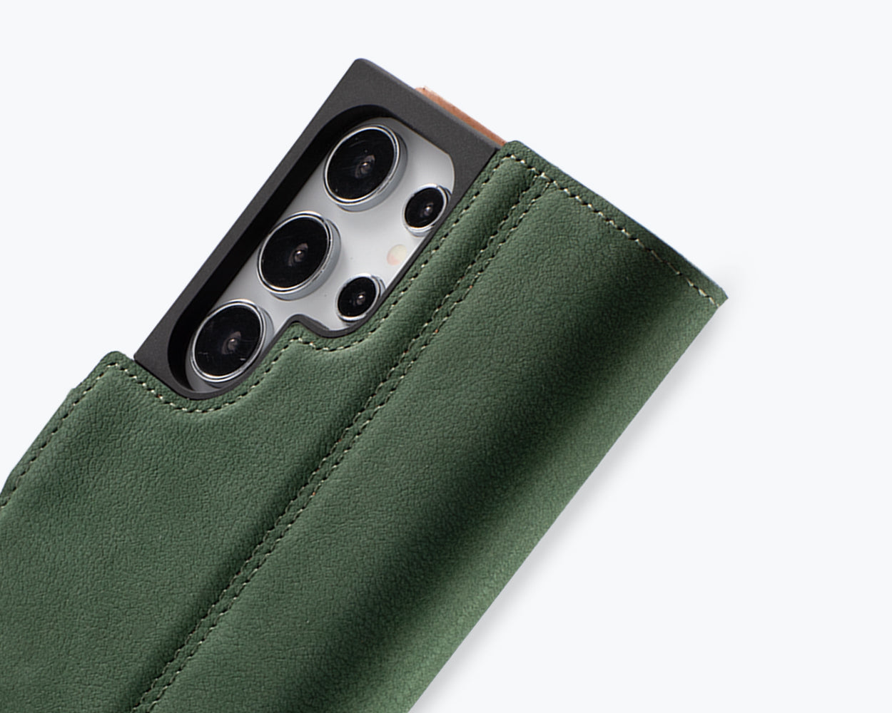 Samsung Galaxy S25 Ultra - Vintage Leather Wallet Phone Case