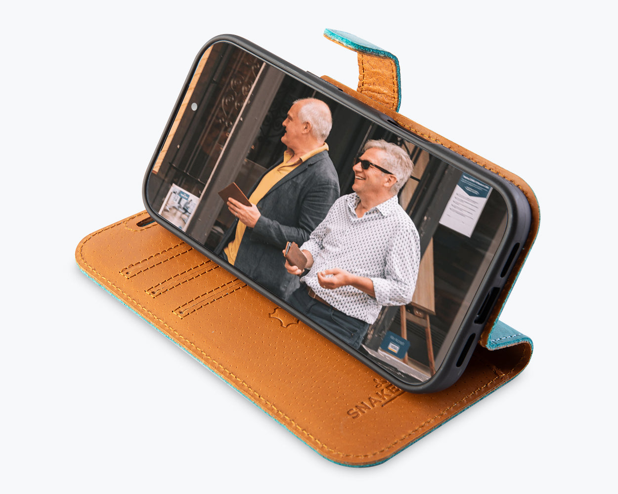 Apple iPhone 17 Pro - Vintage Leather Wallet Phone Case