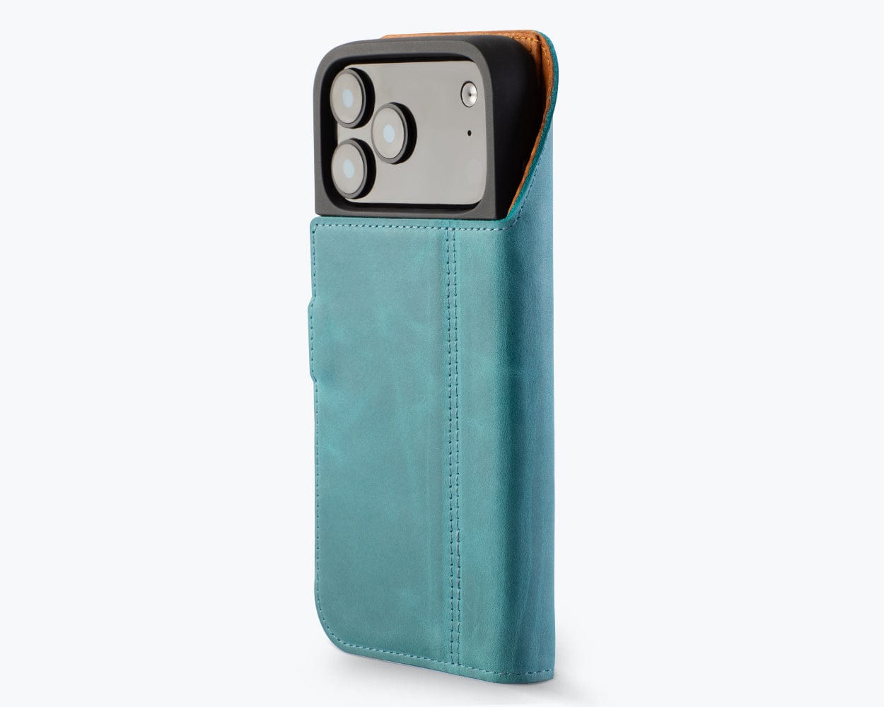 Apple iPhone 17 Pro Max - Vintage Leather Wallet Phone Case