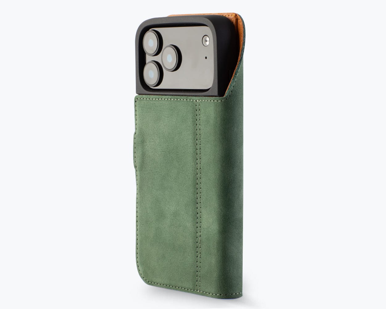 Apple iPhone 17 Pro Max - Vintage Leather Wallet Phone Case