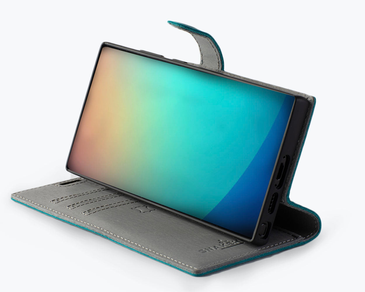 Samsung Galaxy S23 - Vintage Leather Wallet Phone Case