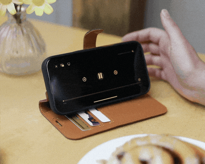 Apple iPhone 16 Pro - Vintage Leather Wallet Phone Case