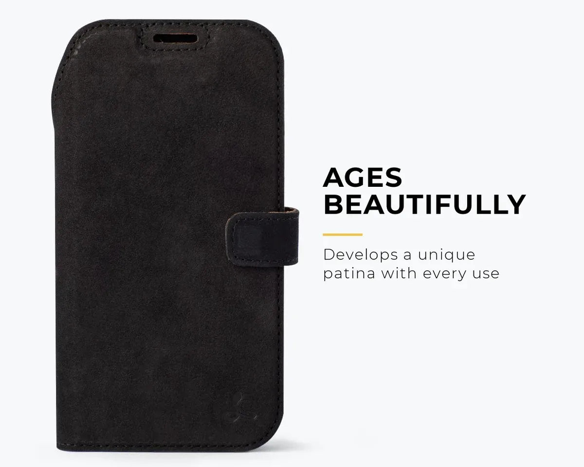 Snakehive Vintage Wallet Apple iPhone 18 Pro - Vintage Leather Wallet Phone Case Vintage Leather Wallet Case for Apple iPhone 18 Pro
