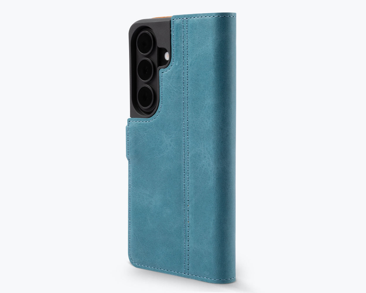 Samsung Galaxy S26 - Vintage Leather Wallet Phone Case