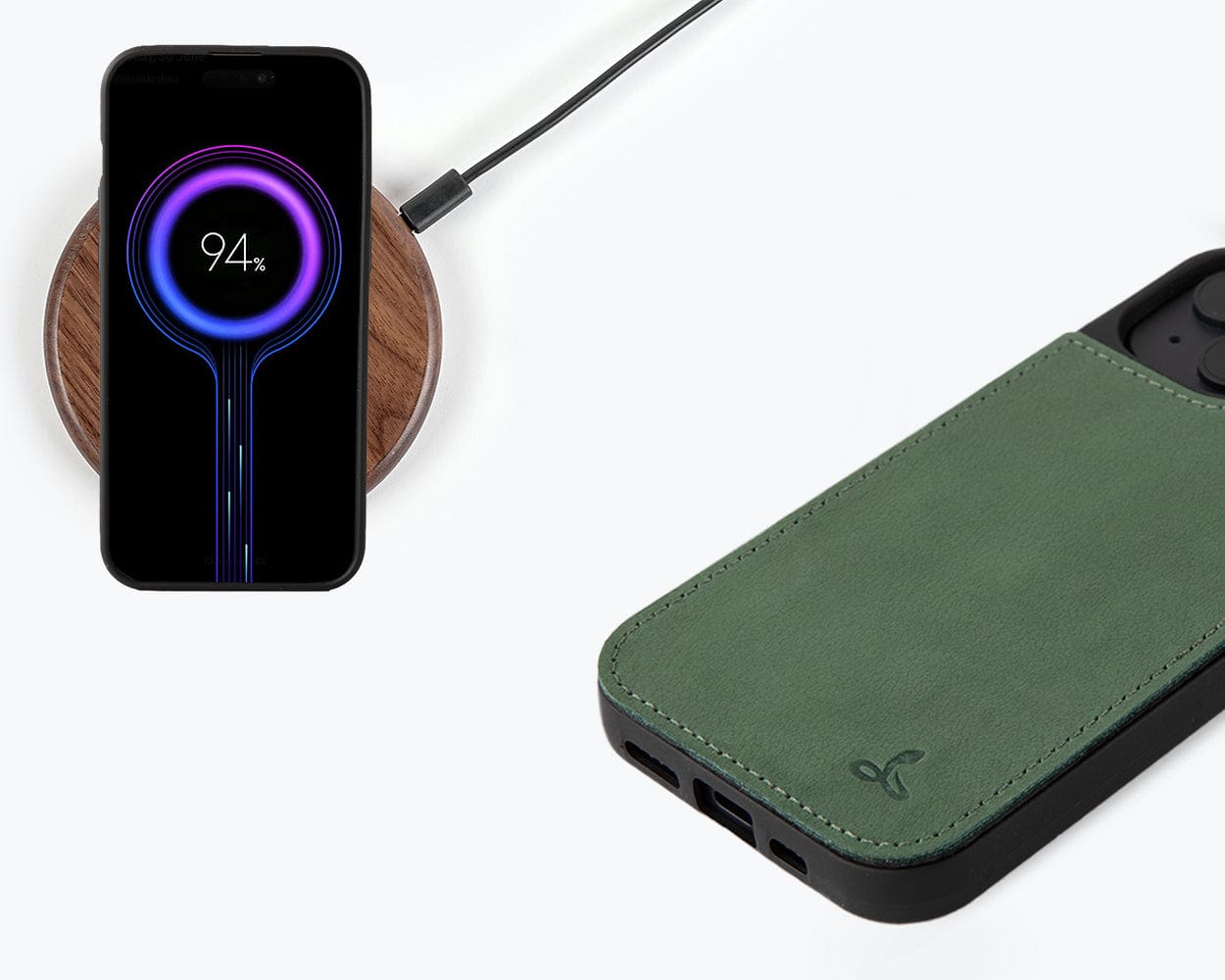 Apple iPhone 15 - Vintage Leather Back Case