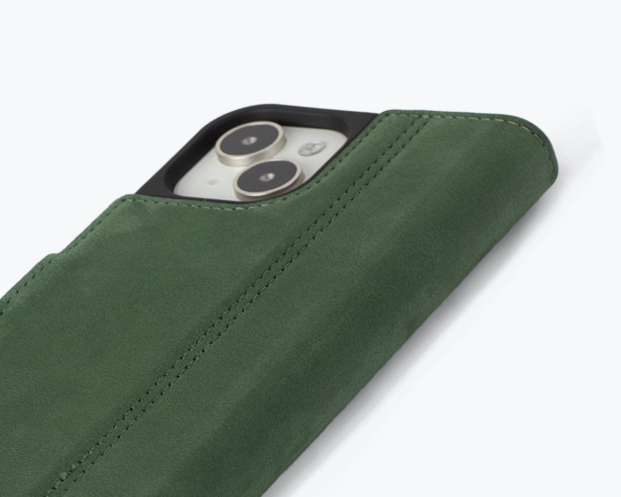 Apple iPhone 15 - Vintage Leather Wallet Phone Case