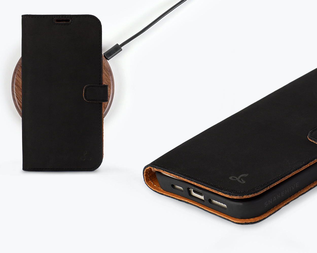 Apple iPhone 15 Plus - Vintage Leather Wallet Phone Case