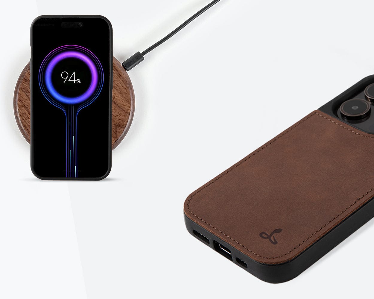 Apple iPhone 15 Pro - Vintage Leather Back Case