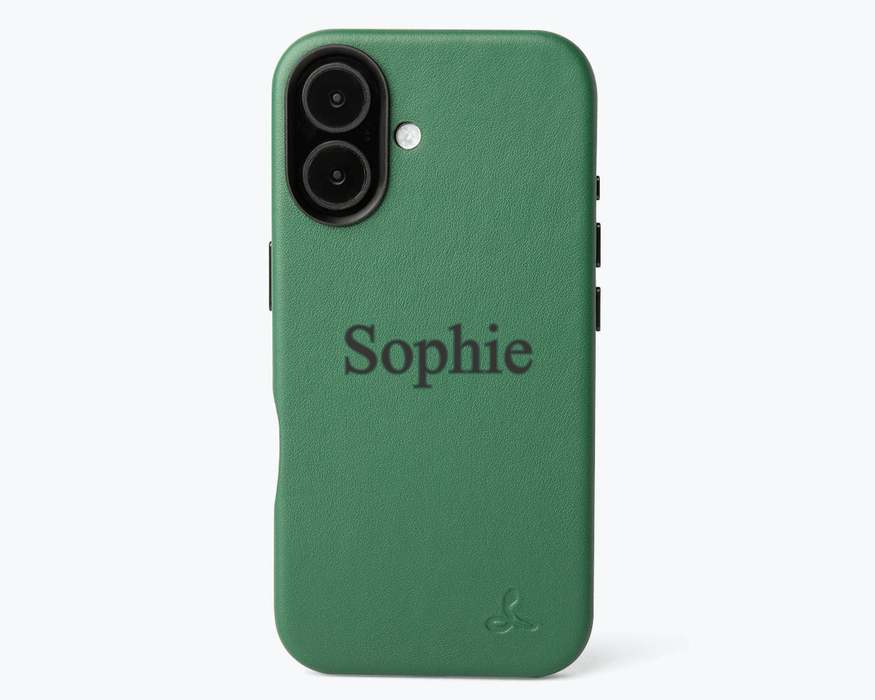 Personalised Slim Leather iPhone Case