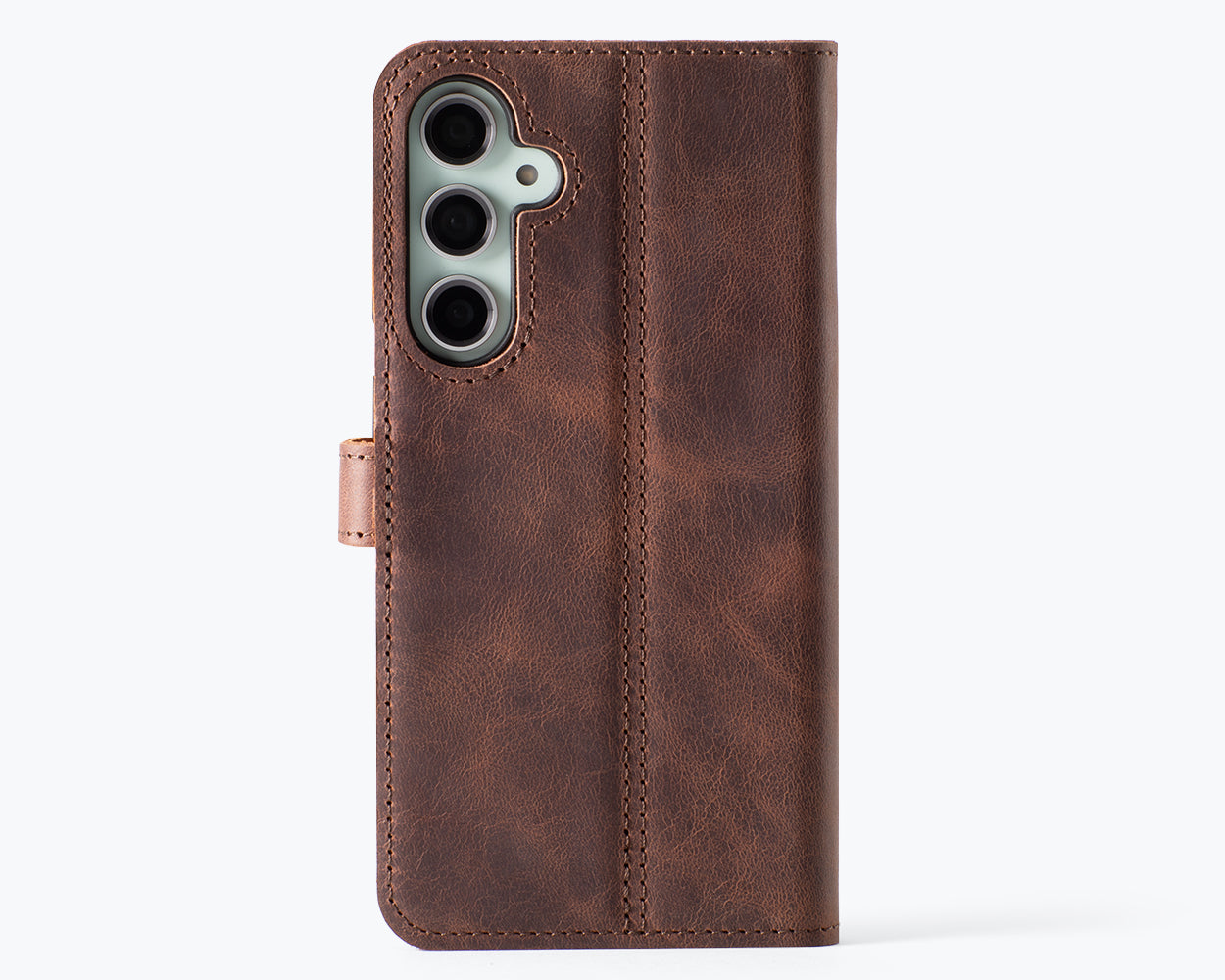 Samsung Galaxy S24 FE - Vintage Leather Wallet Phone Case