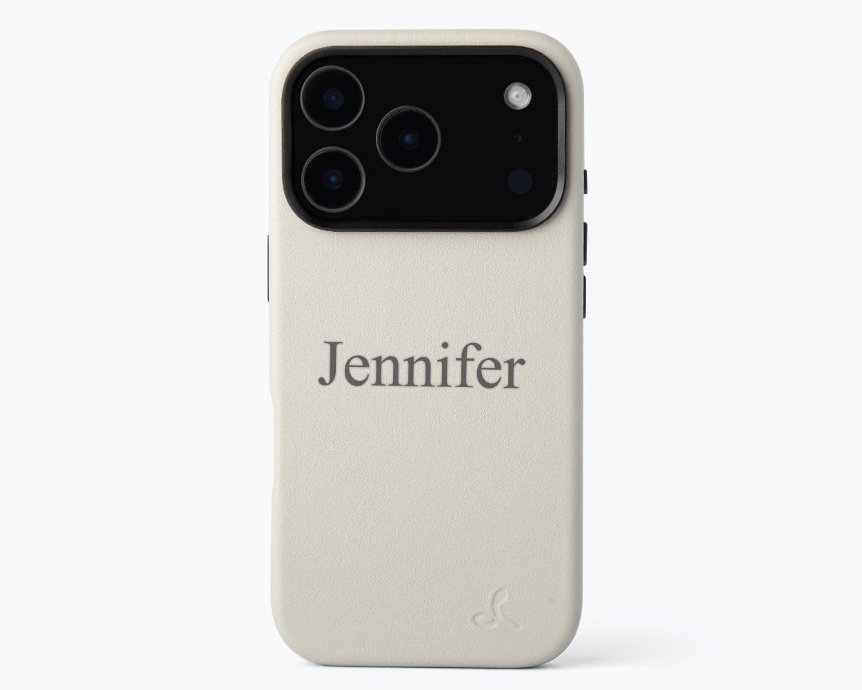 Personalised Slim Leather iPhone Case