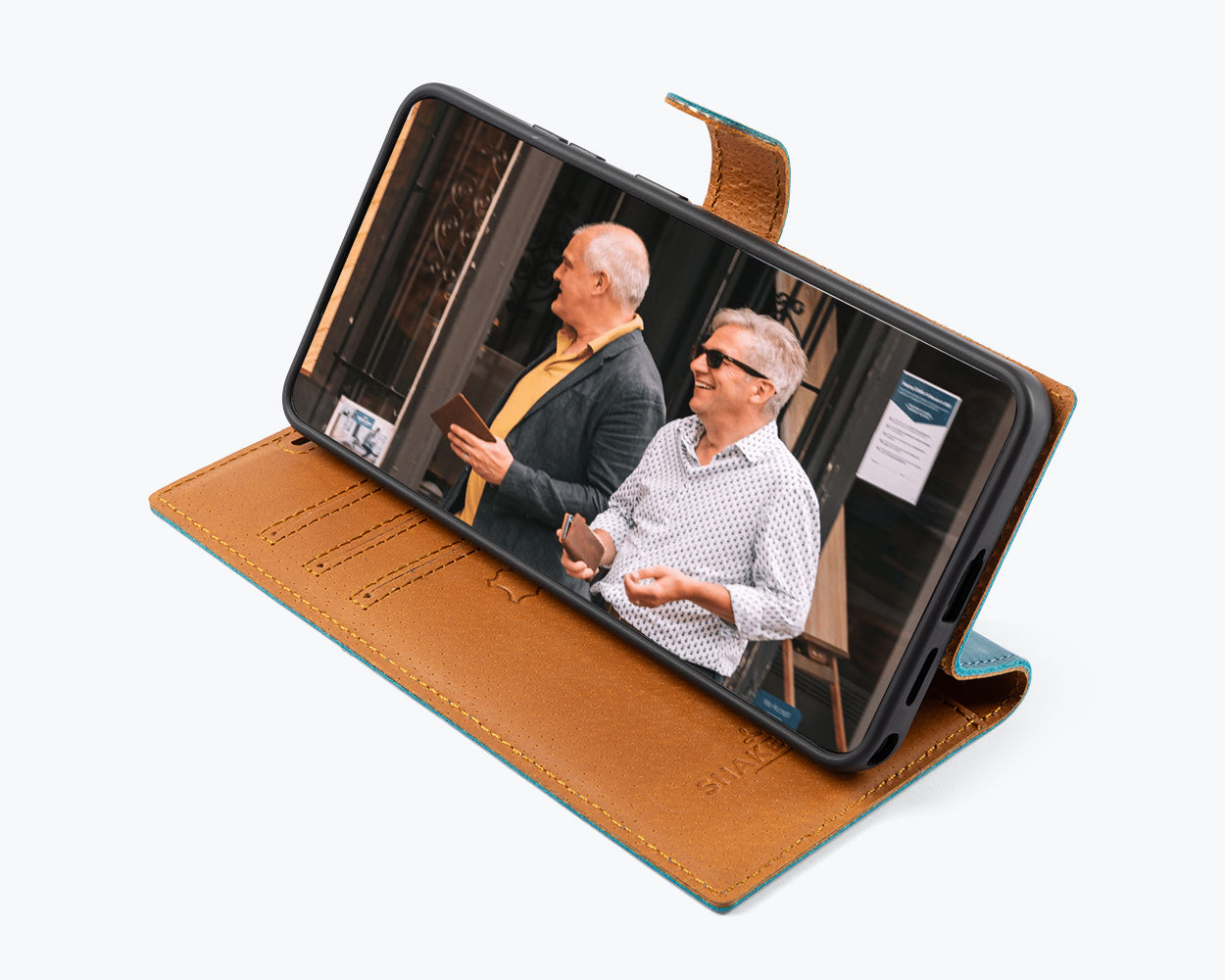 Samsung Galaxy S26 Ultra - Vintage Leather Wallet Phone Case