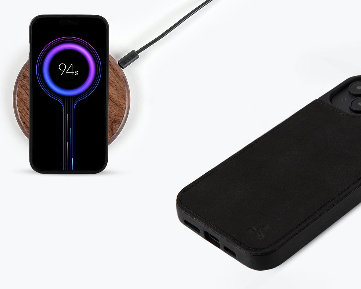 Vintage Leather Back Case Apple Iphone 15 Plus - Snakehive UK