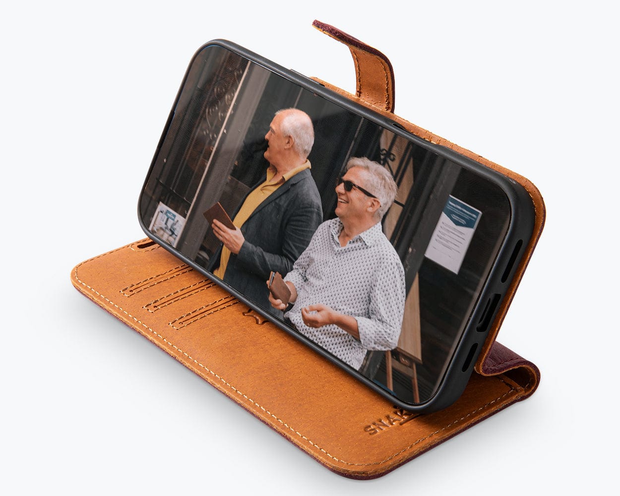 Apple Iphone 16 Pro Vintage Leather Wallet - Snakehive UK