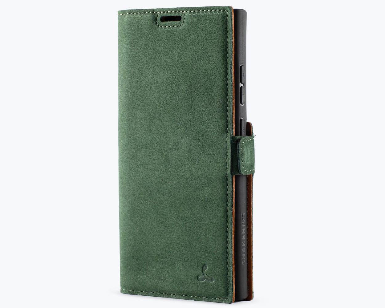 Samsung Galaxy S24 Ultra Vintage Leather Wallet Side Clasp - Snakehive UK