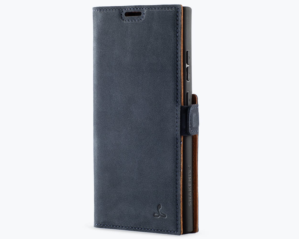 Samsung Galaxy S24 Ultra Vintage Leather Wallet Side Clasp - Snakehive UK