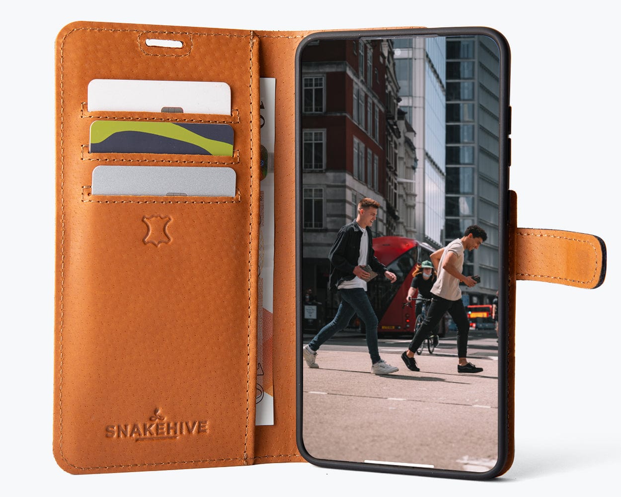 Samsung Galaxy S25 Edge - Vintage Leather Wallet Phone Case