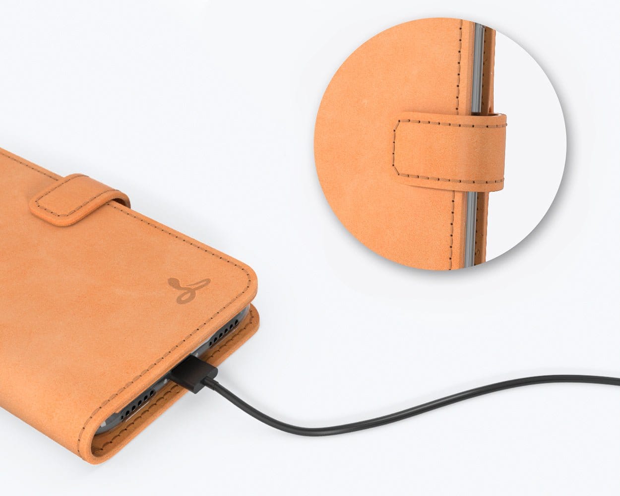 Apple iPhone SE (2020) / SE (2022) - Vintage Leather Wallet Phone Case