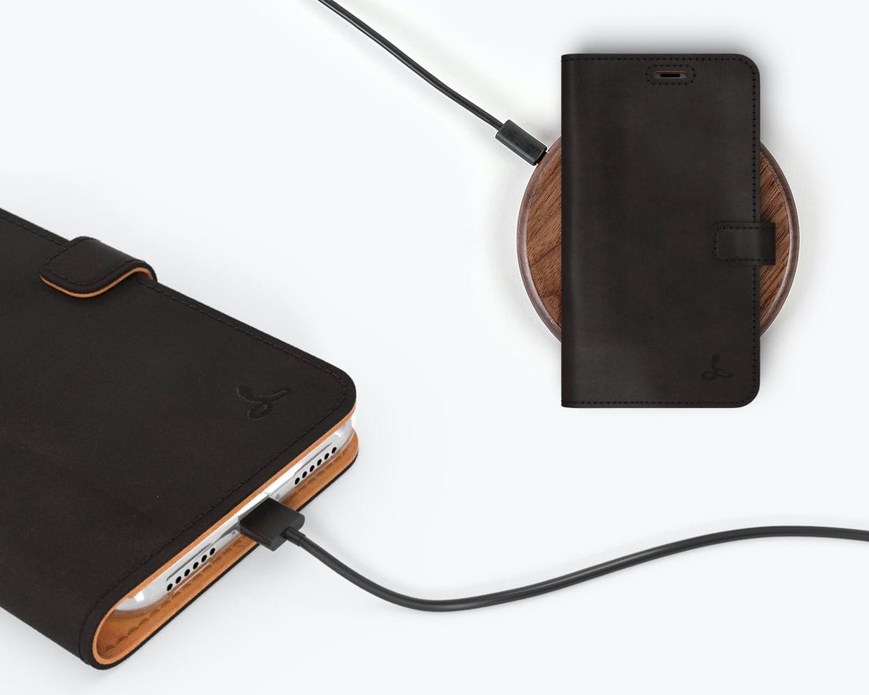 Apple iPhone X/XS - Vintage Leather Wallet Phone Case (Almost Perfect)