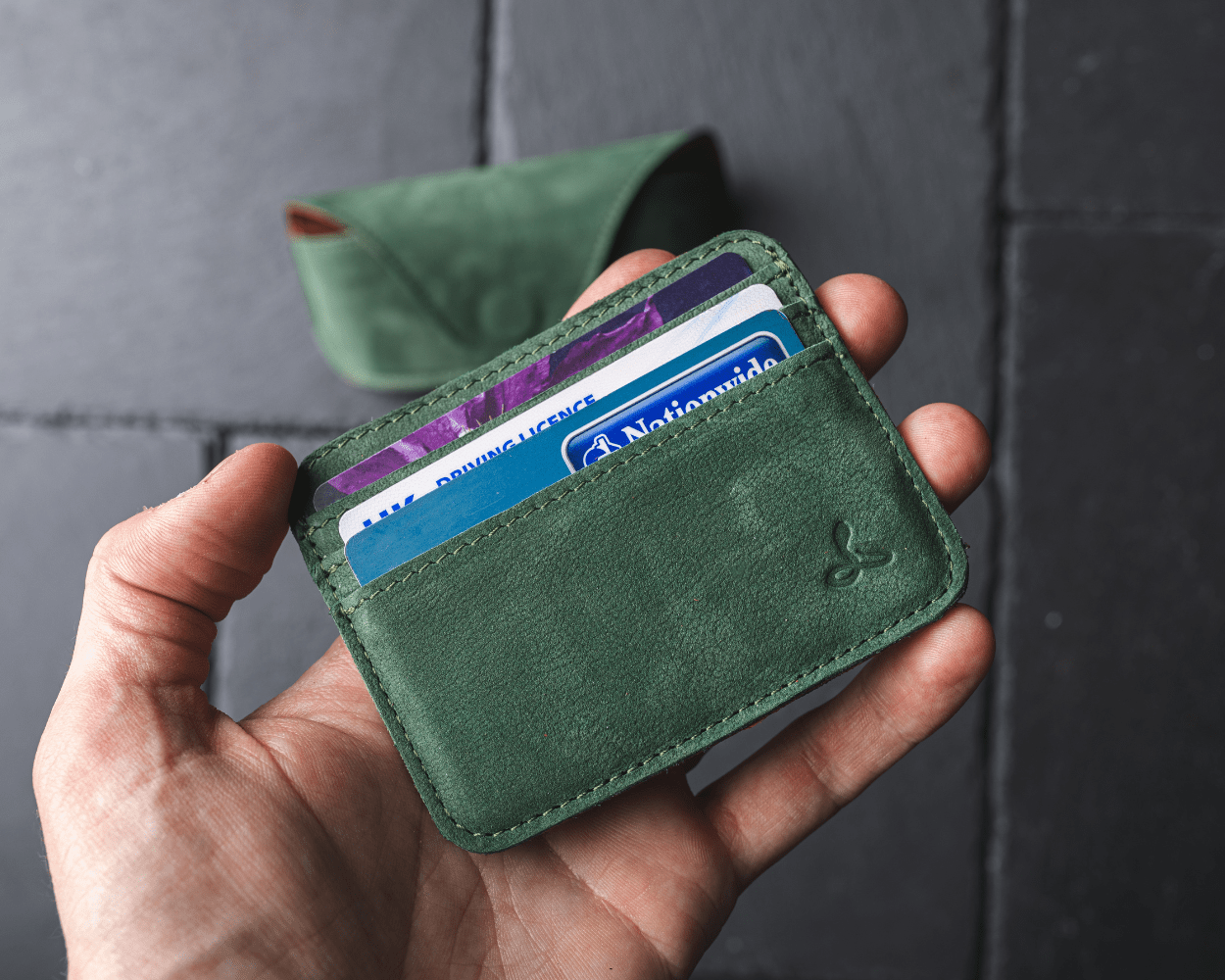 Vintage Leather Cardholder - Snakehive UK