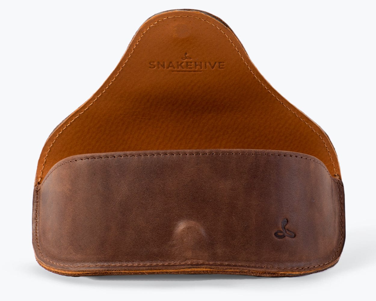 Vintage Leather Glasses Case - Snakehive UK