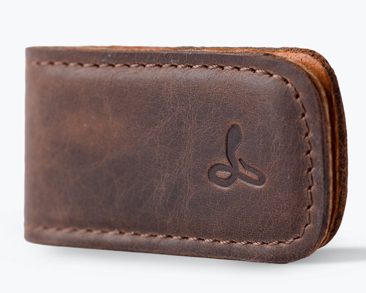 Vintage Leather Money Clasp - Snakehive UK