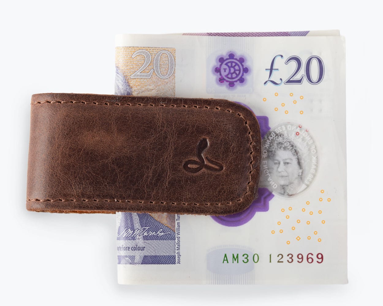 Vintage Leather Money Clasp - Snakehive UK