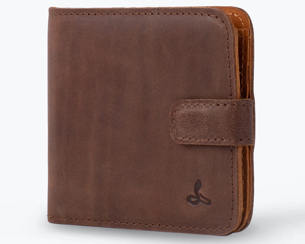 Vintage Leather Money Wallet With Clasp - Snakehive UK