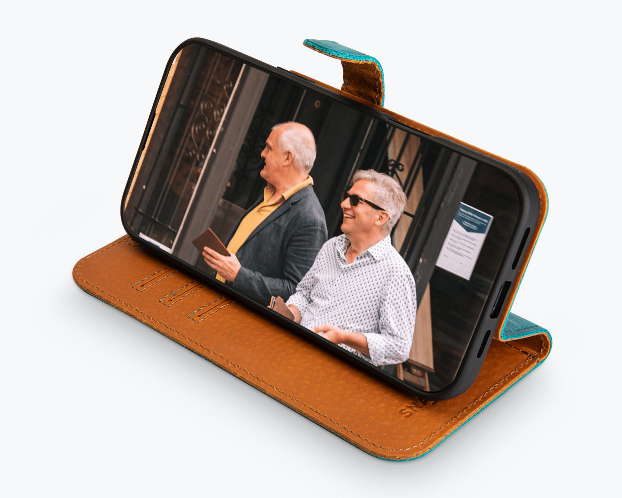 Apple iPhone 16 Plus - Vintage Leather Wallet Phone Case