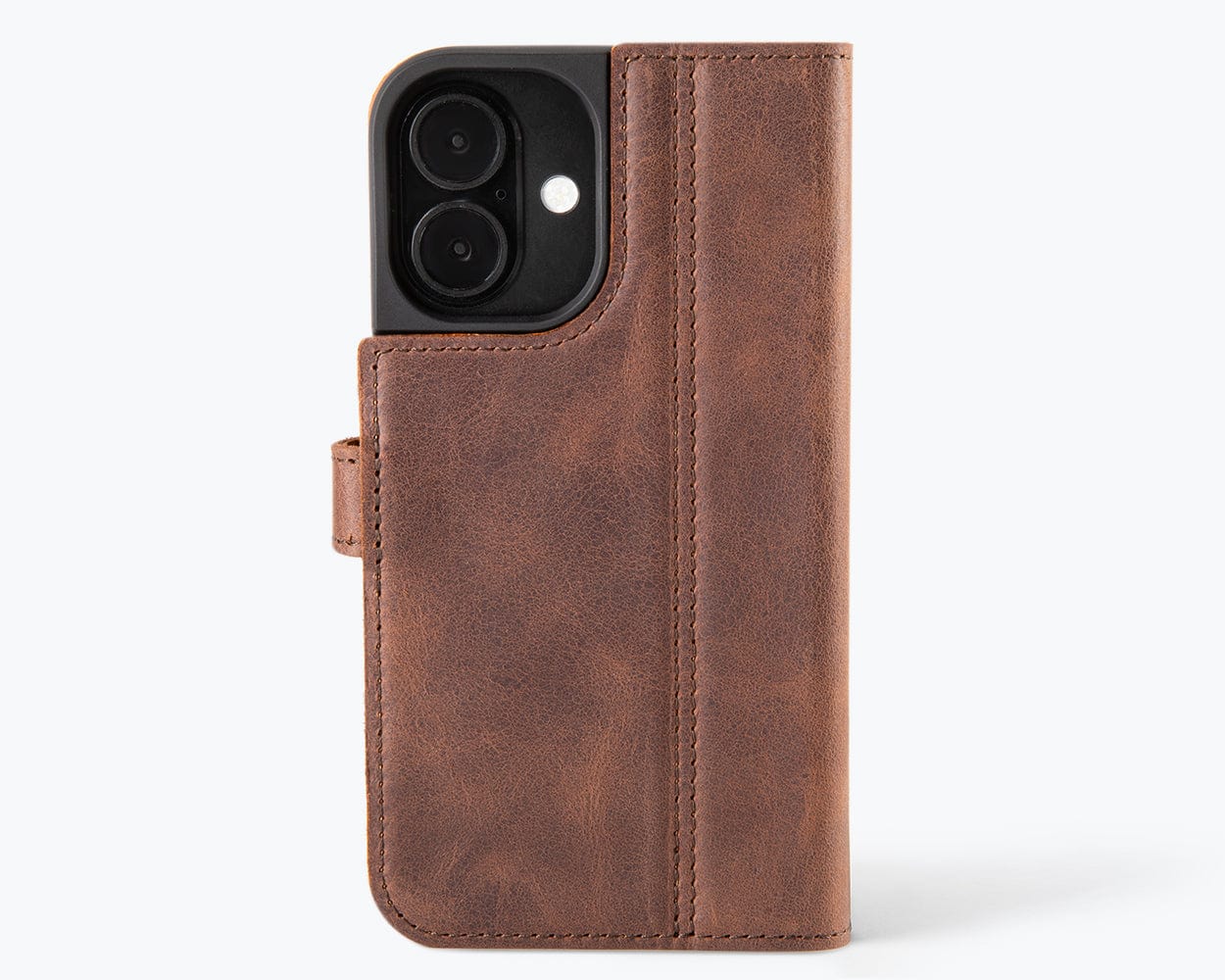 Apple iPhone 17 - Vintage Leather Wallet Phone Case