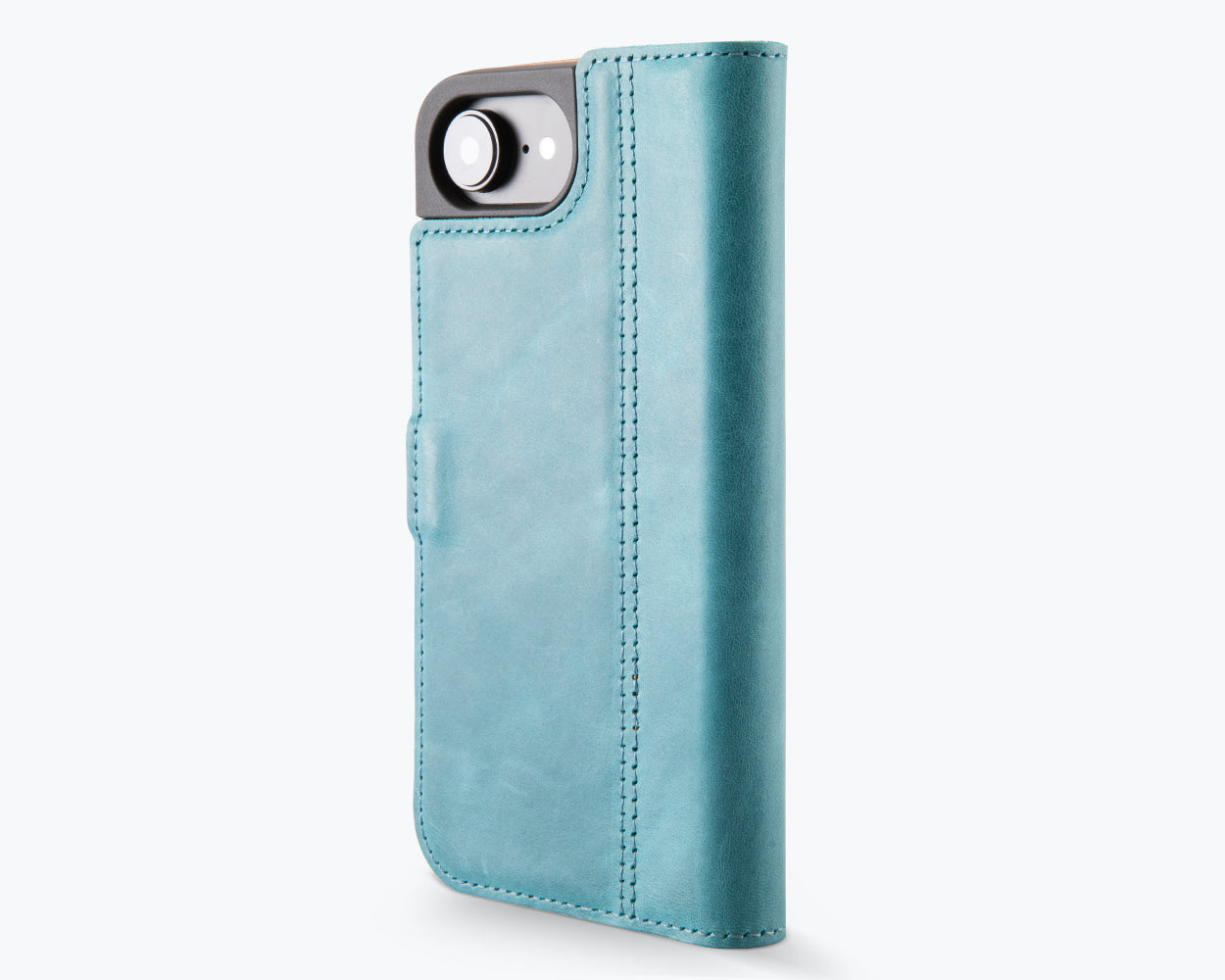 Apple iPhone 16e - Vintage Leather Wallet Phone Case