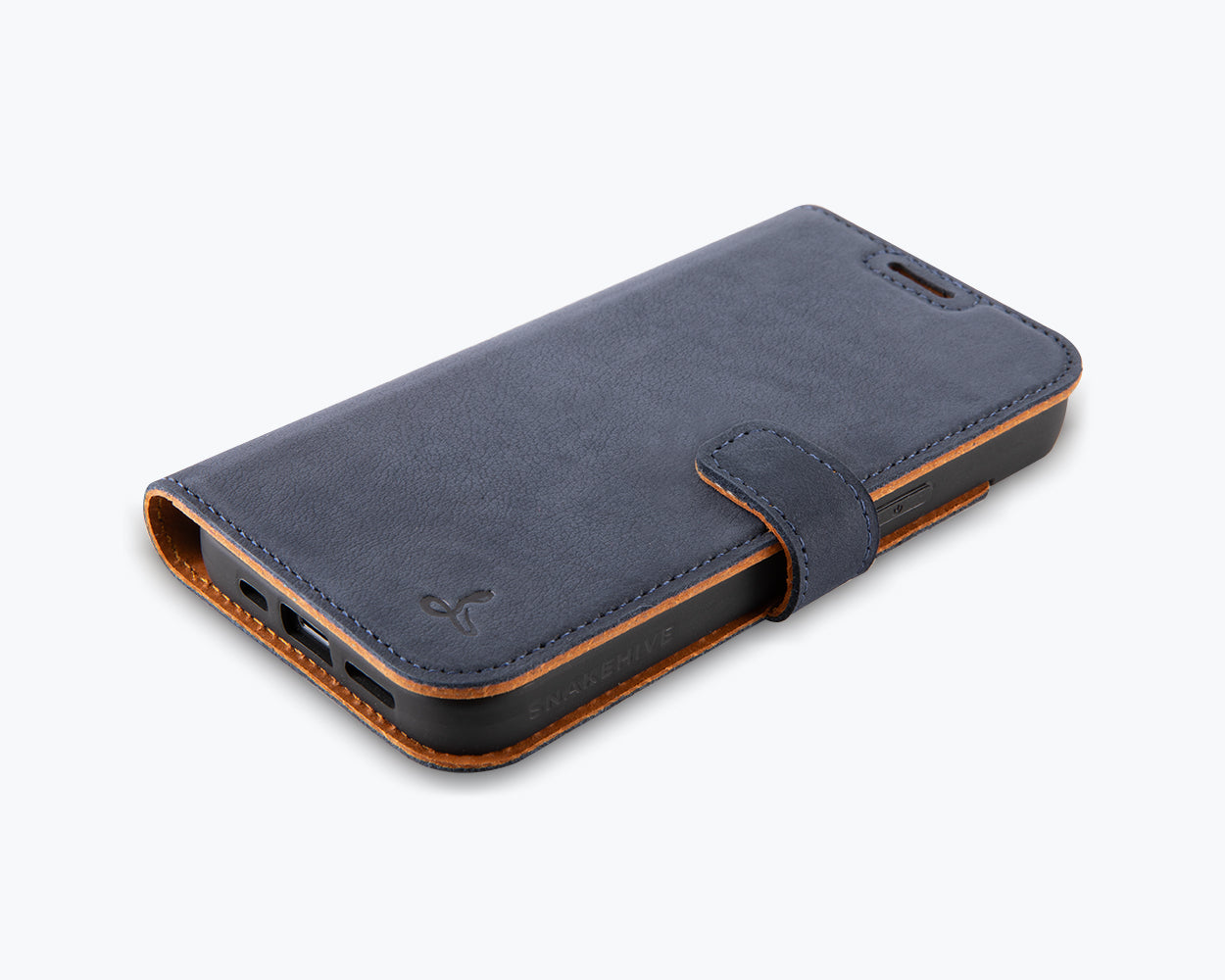 Apple iPhone 16e - Vintage Leather Wallet Phone Case