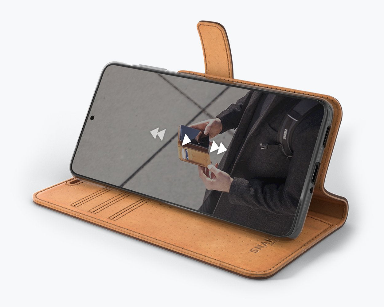 Samsung Galaxy S21 Plus - Vintage Leather Wallet Phone Case