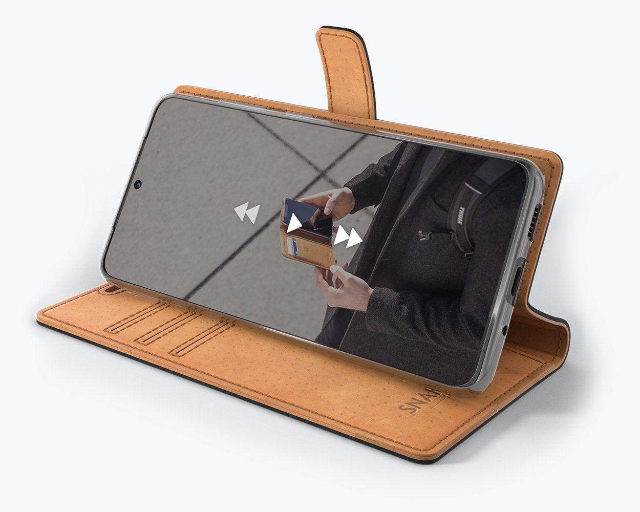 Samsung Galaxy S20 - Vintage Leather Wallet Phone Case