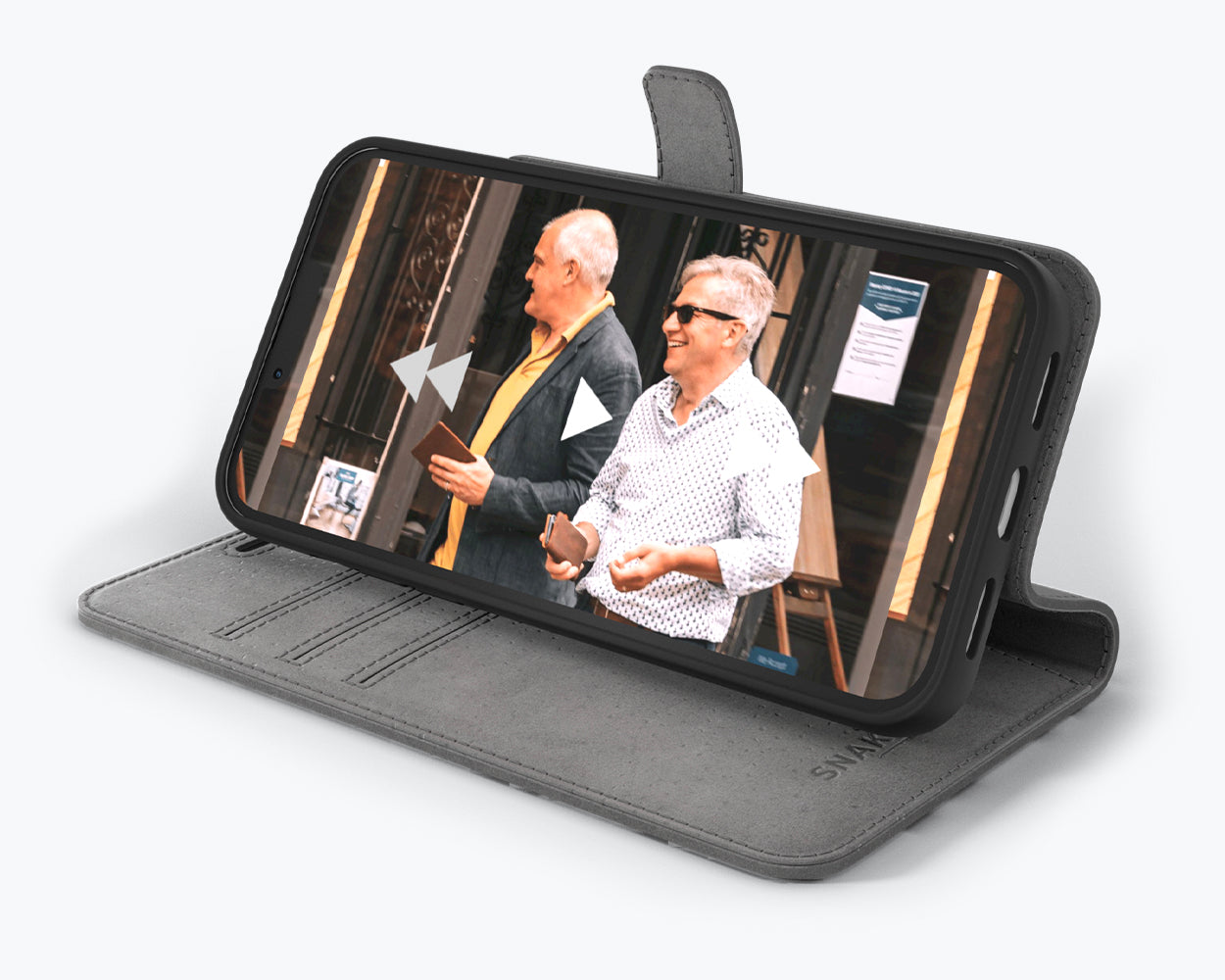 Apple iPhone 13 Pro Max - Vintage Leather Wallet Phone Case