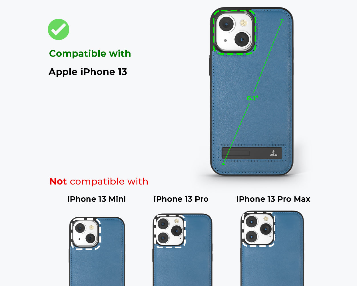 Apple iPhone 13 - Metro Leather Phone Case