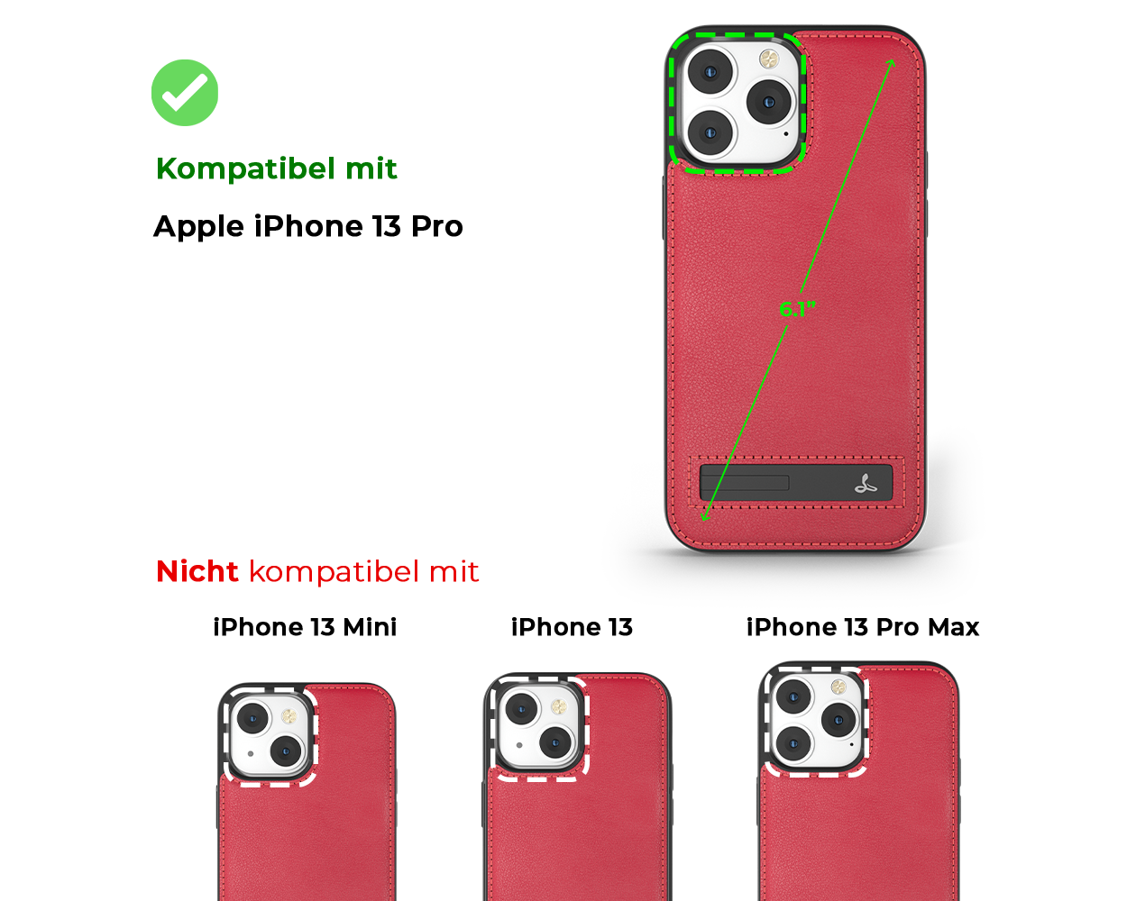 Apple iPhone 13 Pro - Metro Leather Phone Case