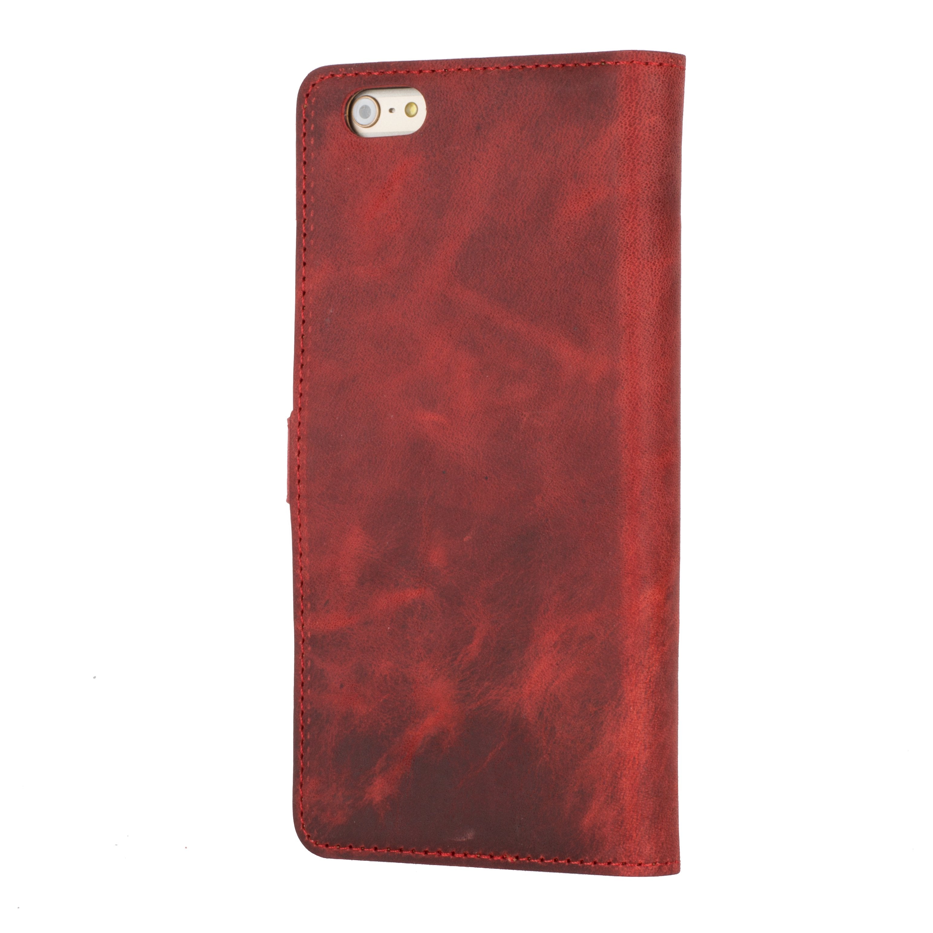 Apple iPhone 6/6S Plus - Vintage Leather Wallet Phone Case