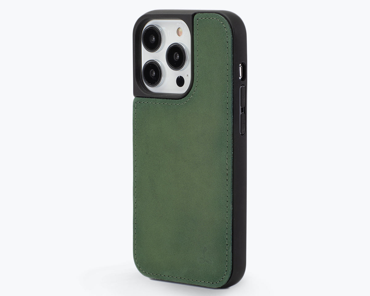 Apple iPhone 14 Pro - Vintage Leather Back Case