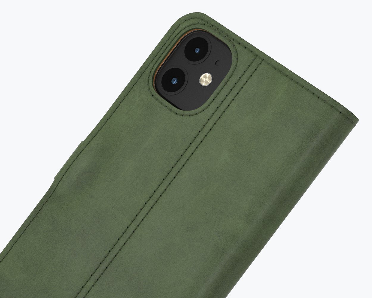 Apple iPhone 12 Mini - Vintage Leather Wallet Phone Case