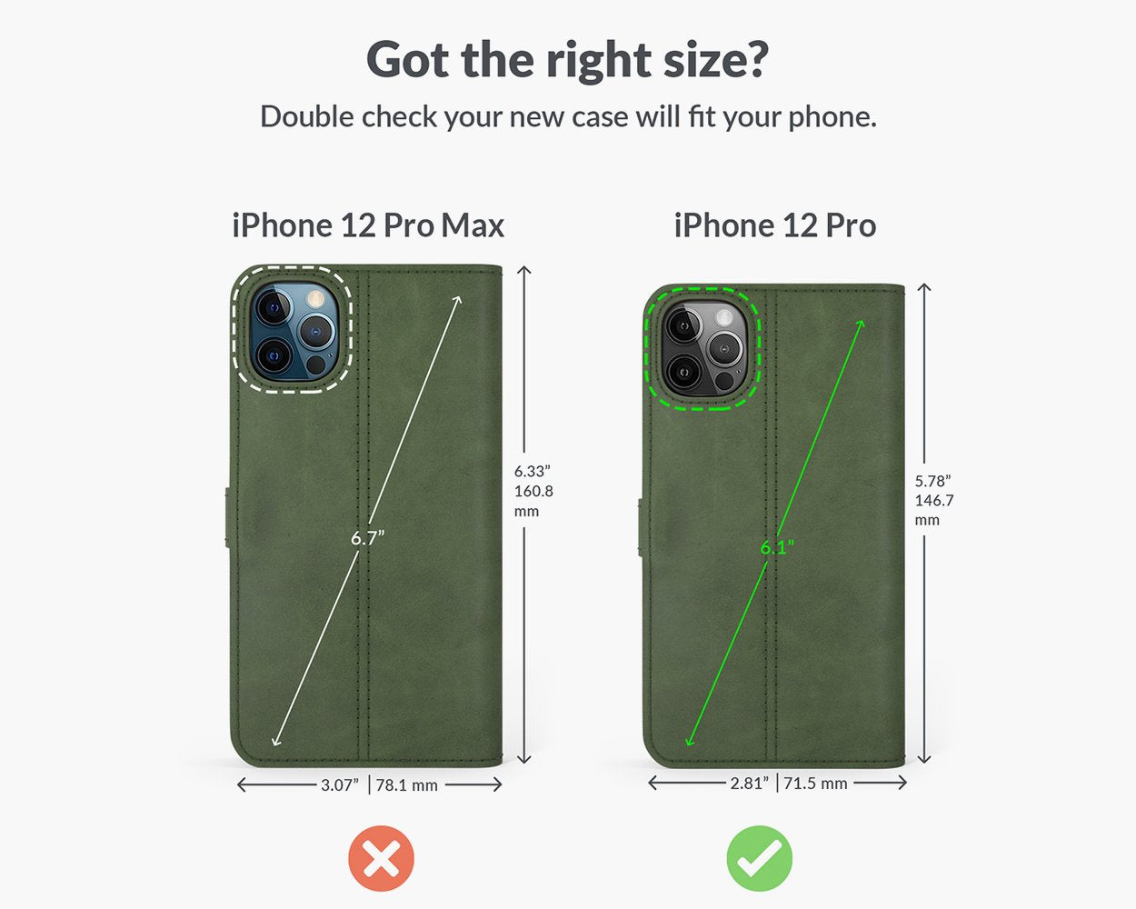 Apple iPhone 12 Pro - Vintage Leather Wallet Phone Case