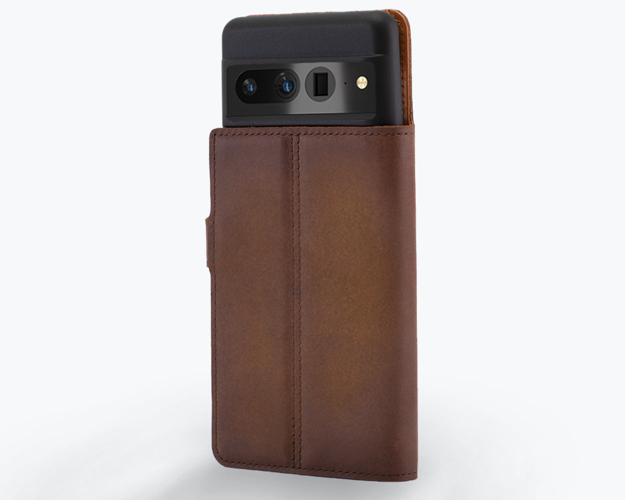 Google Pixel 7 Pro - Vintage Leather Wallet Phone Case