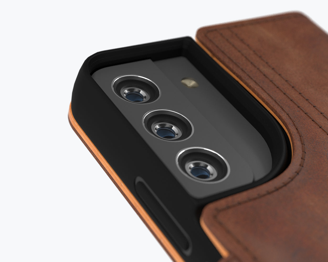 Samsung Galaxy S22 - Vintage Leather Wallet Phone Case