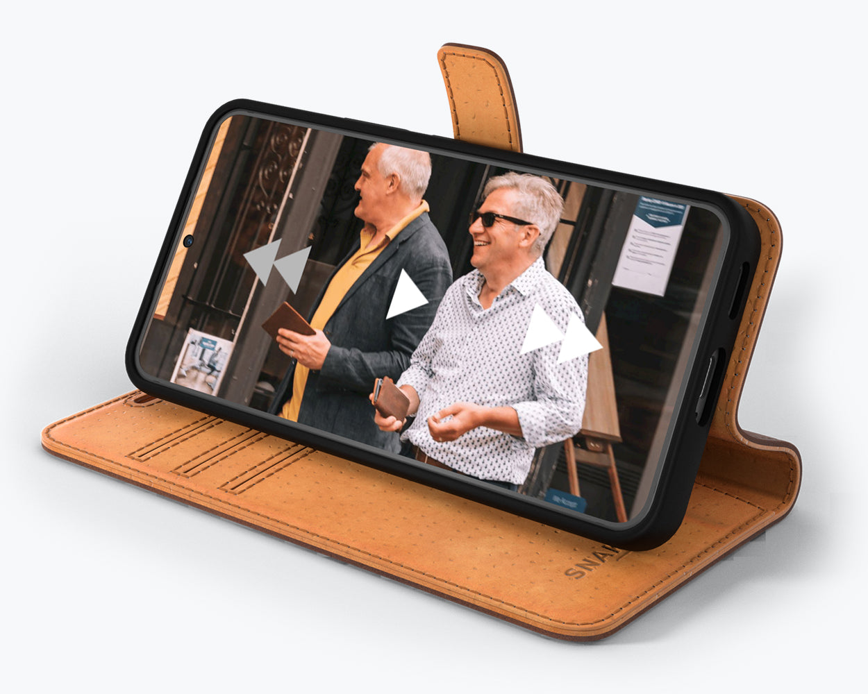 Samsung Galaxy S22 Plus - Vintage Leather Wallet Phone Case